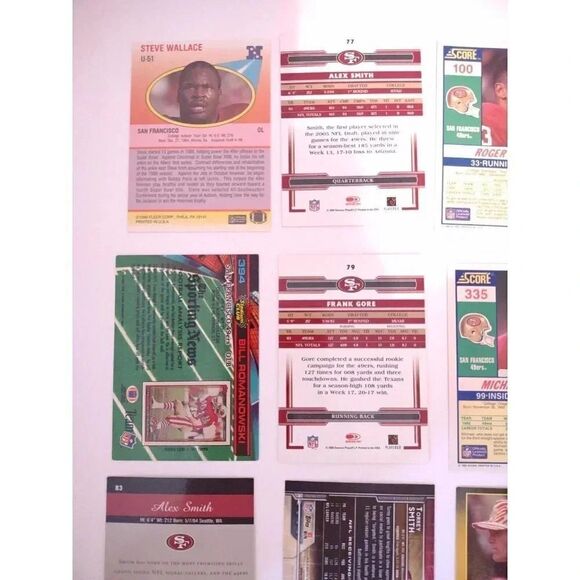 San Francisco 49ers Card Lot of 17 - Picture 9 of 11